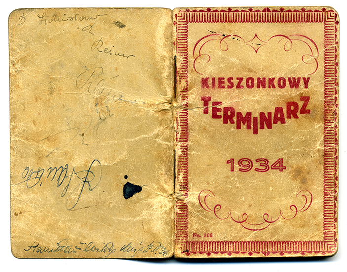 Kalendarzyk kieszonkowy 1934 Stanisława Ćwikła